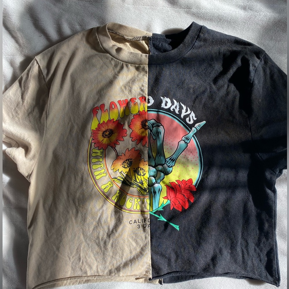 cropped tee